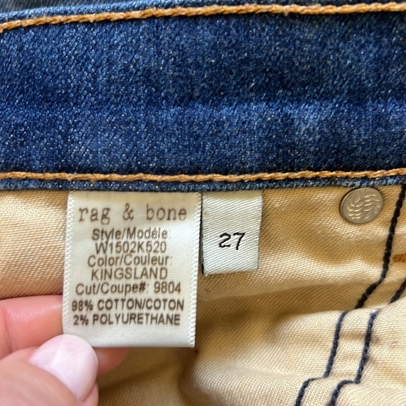 Rag & Bone The Skinny in Kingsland Wash - Picture 9 of 16